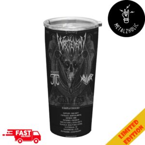 Worstenemy European Tour 2024 At Romania Deception European Tour Dates Full Printed Stainless Steel Tumbler-Mug-Cup With Straw