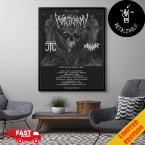 Worstenemy European Tour 2024 At Romania Deception European Tour Dates Poster Canvas