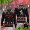 Bruce Springsteen Black Pattern And Snowflake Christmas Gift For Family Ugly Sweater