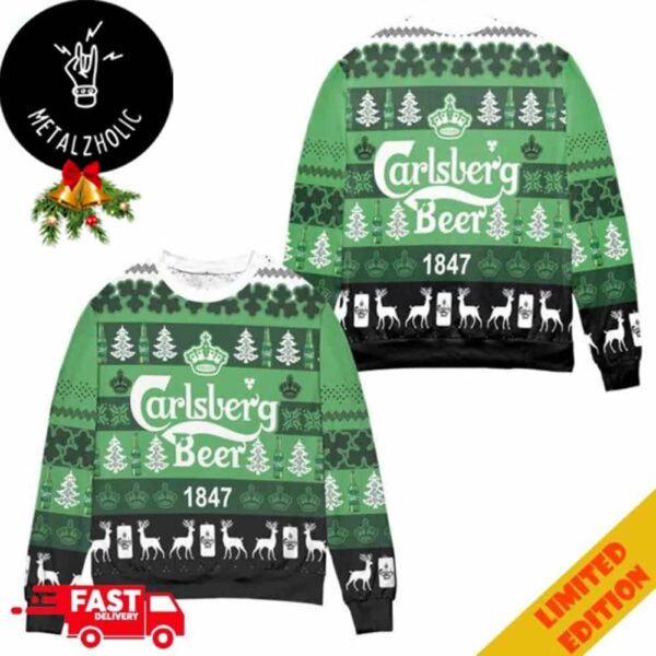 Carlsberg Beer Est 1847 Christmas Gift For Men And Women Ugly Sweater