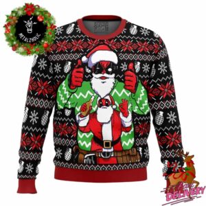 Christmas Deadpool Funny Christmas Gift For Friends Ugly Sweater