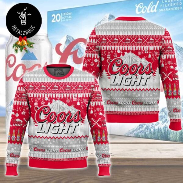 Coors Light Gift For Beer Lovers Xmas Gift Ugly Sweater For Men And Women