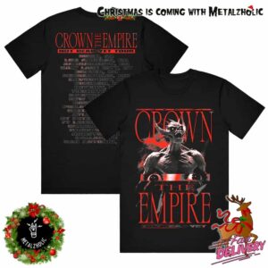 Crown The Empire Not Dead Yet Tour 2024 Tour Dates On Back Demon Tour New Merchandise Two Sides T-Shirt