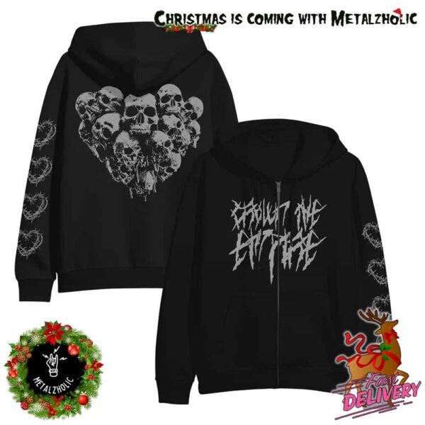 Crown The Empire Skulls New Merchandise 2024 Zip Hoodie