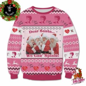 Dear Santa We Gan’ Splain Love Lucy Funny Holiday Gift For Men And Women Ugly Sweater