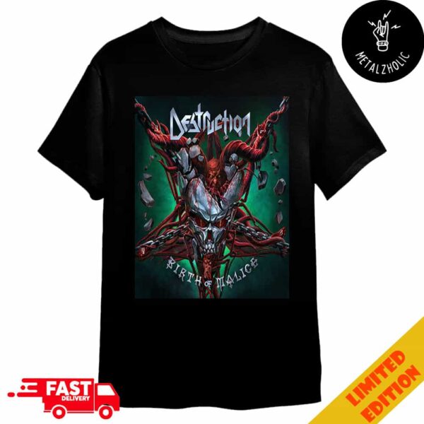 Destruction The Upcoming Terror March 7th 2025 Birth Of Malice 18th Album From Weil Am Rhein German Thrash Metal Godz Merchandise T-Shirt