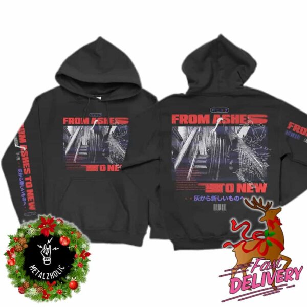 From Ashes To New Official New Merchandise Haunted All Over Print Hoodie