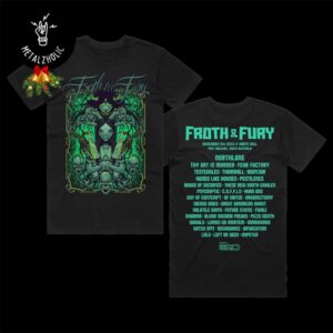 Froth And Fury Festival At Harts Mill 2024 November 9th Port Adelaide South Australia Goat Girl Killer Tee Lineup Merchandise Two Sides T-Shirt