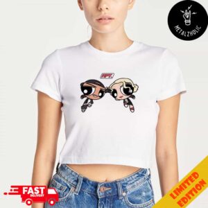 Funny Collab Powerpuff Girls x Rose Blackpink And Bruno Mars APT New Song Lady’s Cropped T-Shirt