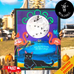 Goose The Band Halloween Night October 31 2024 St Pete Pier In St Petersburg FL New Merchandise Poster Canvas