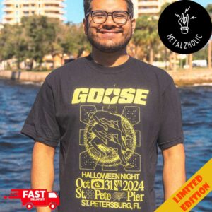 Goose The Band Halloween Night October 31 2024 St Pete Pier In St Petersburg FL New Merchandise T-Shirt