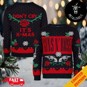 Guns N’ Roses Don’t Cry It’s X-Mas Gift For Heavy Metal Fans Christmas Ugly Sweater