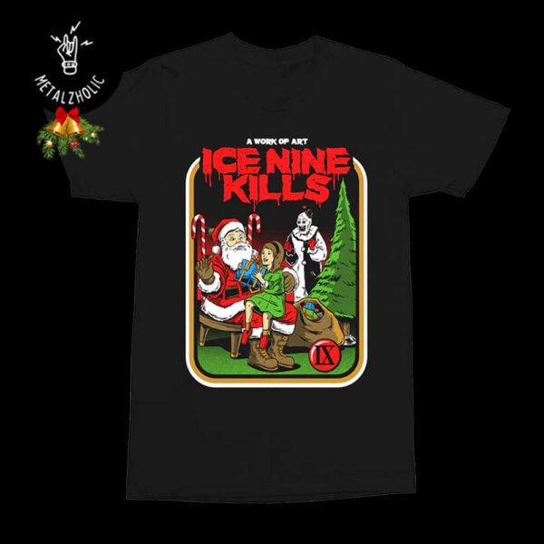 Ice Nine Kills A Work Of Art Gory Storybook New Christmas Gift 2024 T-Shirt