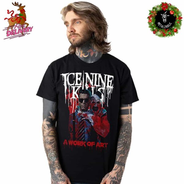 Ice Nine Kills A Work Of Art Spencer New Merchandise 2024 x Terrifier 3 T-Shirt