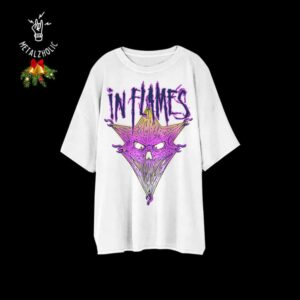 In Flames New Merchandise 2024 Pierced Jester Logo T-Shirt