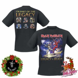 Iron Maiden Legacy Of The Beast I’m Part Of The Legacy New Merchandise By EMP Two Sides T-Shirt