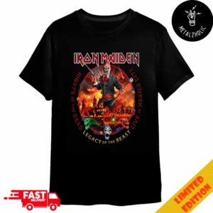 Iron Maiden The Future Past Tour 2024 Night Of The Dead Legacy Of The Beast Live In Mexico City Merchandise T-Shirt