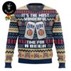 Funny Titties Miller Lite Xmas Gift For Beer Lovers Christmas Gift 2024 Ugly Sweater