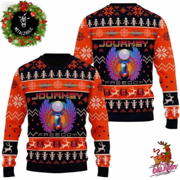 Journey Rock Band Freedom Chirstmas Gift For Men And Women Ugly Sweater