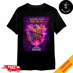 Judas Priest Invincible Shield World Tour 2025 New Poster South America Tour At Arena Monterrey Merchandise T-Shirt