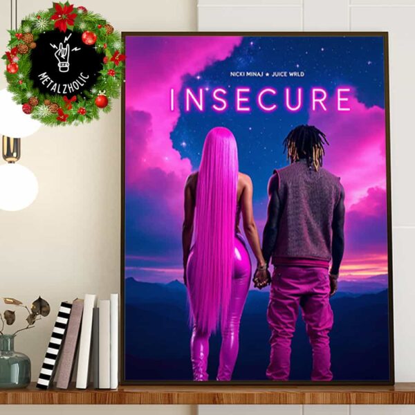 Just Got Word From Interscope Insecure Nicki Minaj x Juice Wrld Poster Canvas