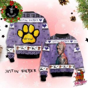 Justin Bieber Drew Jumper For Men And Women Holiday Gift Ugly Sweater