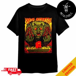 King Gizzard And The Lizard Wizard Sinners Are Grinners Poster 3 November 2024 At King Stingray Vina Robles Amphitheatre Paso Robles CA Merchandise T-Shirt