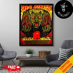 King Gizzard And The Lizard Wizard Sinners Are Grinners Poster 3 November 2024 At King Stingray Vina Robles Amphitheatre Paso Robles CA Poster Canvas