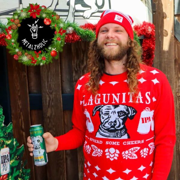 Lagunitas Spread Some Cheers IPA Christmas Gift For Beer Lovers Ugly Sweater