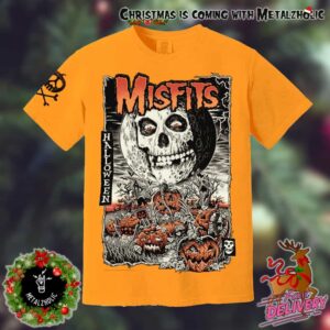 Limited Edition Fiendish Halloween By Mike Sutfin Orange Tee Size Official Misfits Merchandise All Over Print T-Shirt