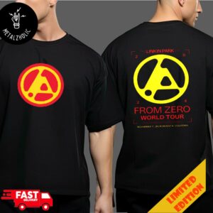 Linkin Park From Zero World Tour 2024-2025 Tour Dates New Official Merchandise November 11 2024 At Bogota Colombia Two Sides T-Shirt