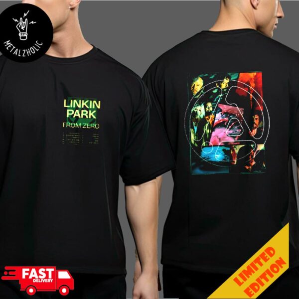 Linkin Park From Zero World Tour 2024-2025 Tour Dates New Official Merchandise Two Sides T-Shirt