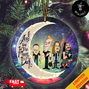 Metallica Heavy Metal Band Cartoon Funny Version Christmas Tree Decorations Ornament