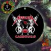 Merry Christmas Metallica Funny Xmas Tree And Snowflakes Tree Decorations Ornament