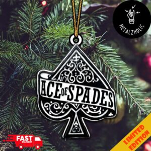 Motorhead Ace Of Spades Christmas Gift Gods Of Rock And Roll Christmas Tree Decorations Ornament