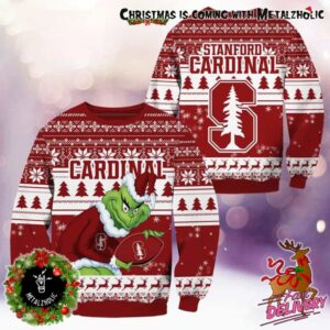 NCAA Stanford Cardinal x Grinch Stole The Christmas Holiday Gift For Fans Ugly Sweater