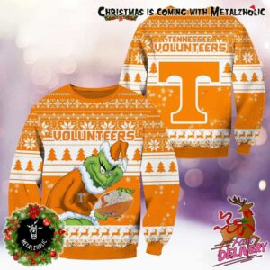 NCAA Tennessee Volunteer x Grinch Stole The Christmas Holiday Gift For Fans Ugly Sweater