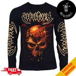 New Beneath The Remains For Sepultura Merchandise 2024 All Over Print Long Sleeve