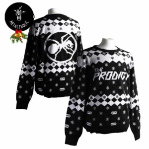 New In The Prodigy Christmas Limited Jumper Merchandise For Fans Ant x Snowflake x Razorblade Pattern Ugly Sweater