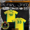 Pearl Jam Merch Event Poster For Show At Night 2 Marvel Stadium Australia Nov 18th 2024 Dark Matter Tour At Melbourne Pop-Up Shop By Ben Frost All Over Print T-Shirt