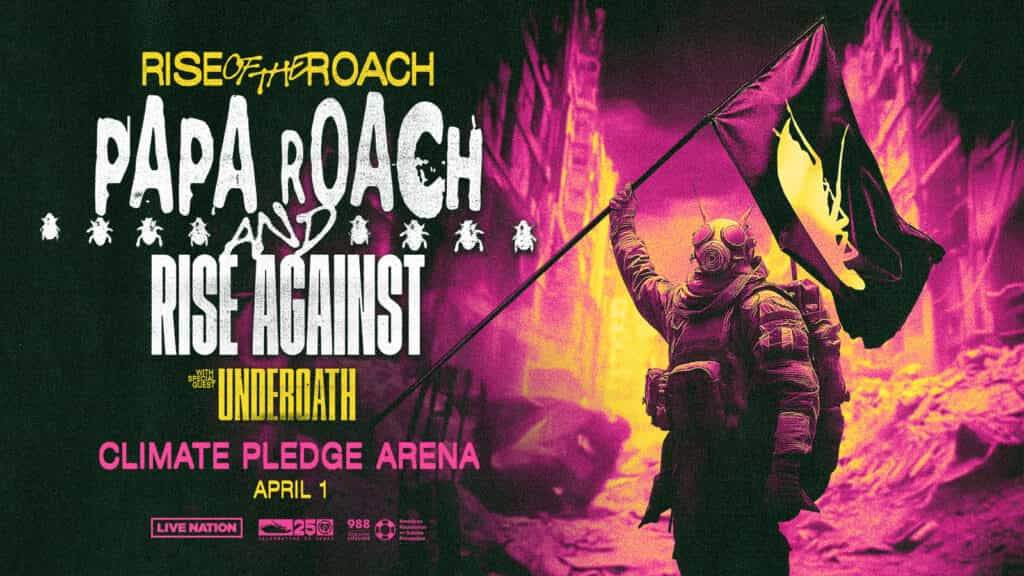 Papa Roach 2024 tour with Rise Against and Underoath