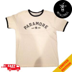 Paramore Est 03 Official Tour Europe 2024 Taylor Swift Opener Limited Merchandise All Over Print T-Shirt