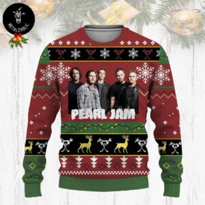 Pearl Jam Band Members Christmas Limited Edition Xmas Gift Rock And Roll Ugly Sweater