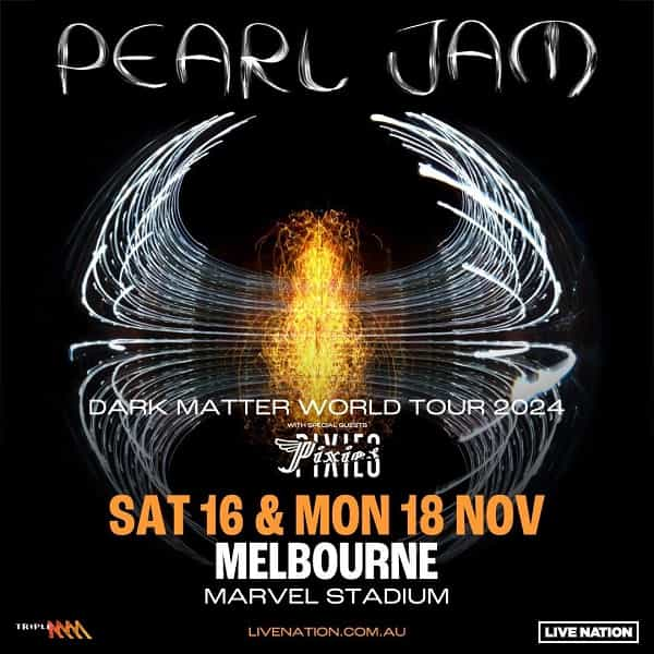 Pearl Jam Night 2 Marvel Stadium Australia Nov 18th 2024 Dark Matter Tour At Melbourne