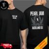 Pearl Jam With Pixies And Liam Finn Event Poster At Auckland New Zealand November 10th 2024 Dark Matter Tour By Nathan McKee T-Shirt