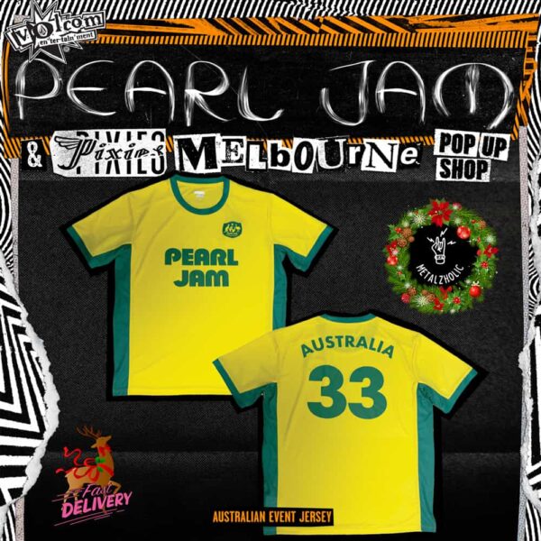 Pearl Jam With Pixies Pop Up Shop November 16th 2024 Event Jersey By Travis Price Dark Matter Tour Australian Melbourne Marvel Stadium All Over Print Shirt