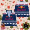 New In The Prodigy Christmas Limited Merchandise For Fans Ant x Snowflake x Razorblade Pattern Ugly Christmas Cardigan Sweater