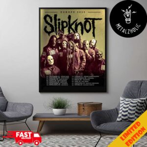 Resurrection Fest Estrella Galicia 20th Anniversary Forever 25-28 2025 Slipknot Let’s Celebrate The Anniversary Together Poster Lineup Poster Canvas