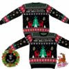 Twas The Nizzle Before Christmas And All Through The Hizzle Snoop Dogg Funny Holiday Gift Ugly Sweater