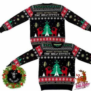 Riffage And Thunder Merry Riffmas From The Halo Effect New Christmas 2024 Ugly Sweater